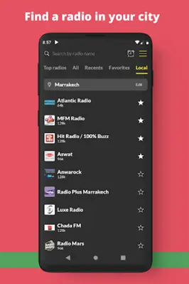 Radio Morocco android App screenshot 2